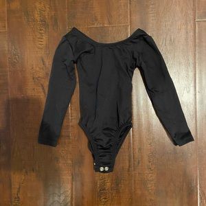 The Leotard Boutique - Black Long Sleeve Leotard 12-24M
